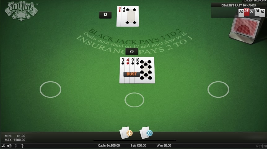 ブラックジャック バースト