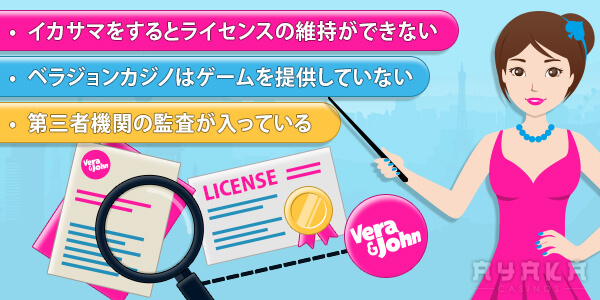 ベラジョンカジノはイカサマ