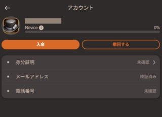Joycasino アカウント認証