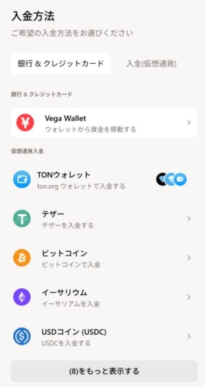 ビットコインカジノ　入金