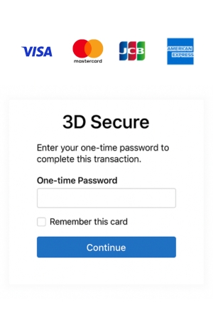 クレジットカード 入金 3Dセキュア